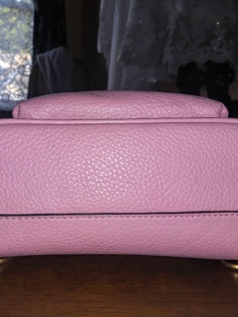 Coach Pink and Brown Pebbled Leather Mini Backpack - Picture 4 of 10